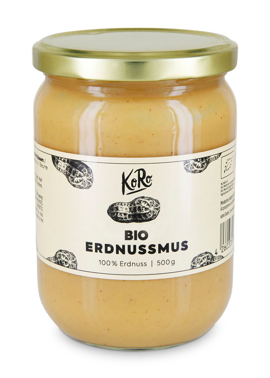 Bio Erdnussmus Online Kaufen 500 G Koro