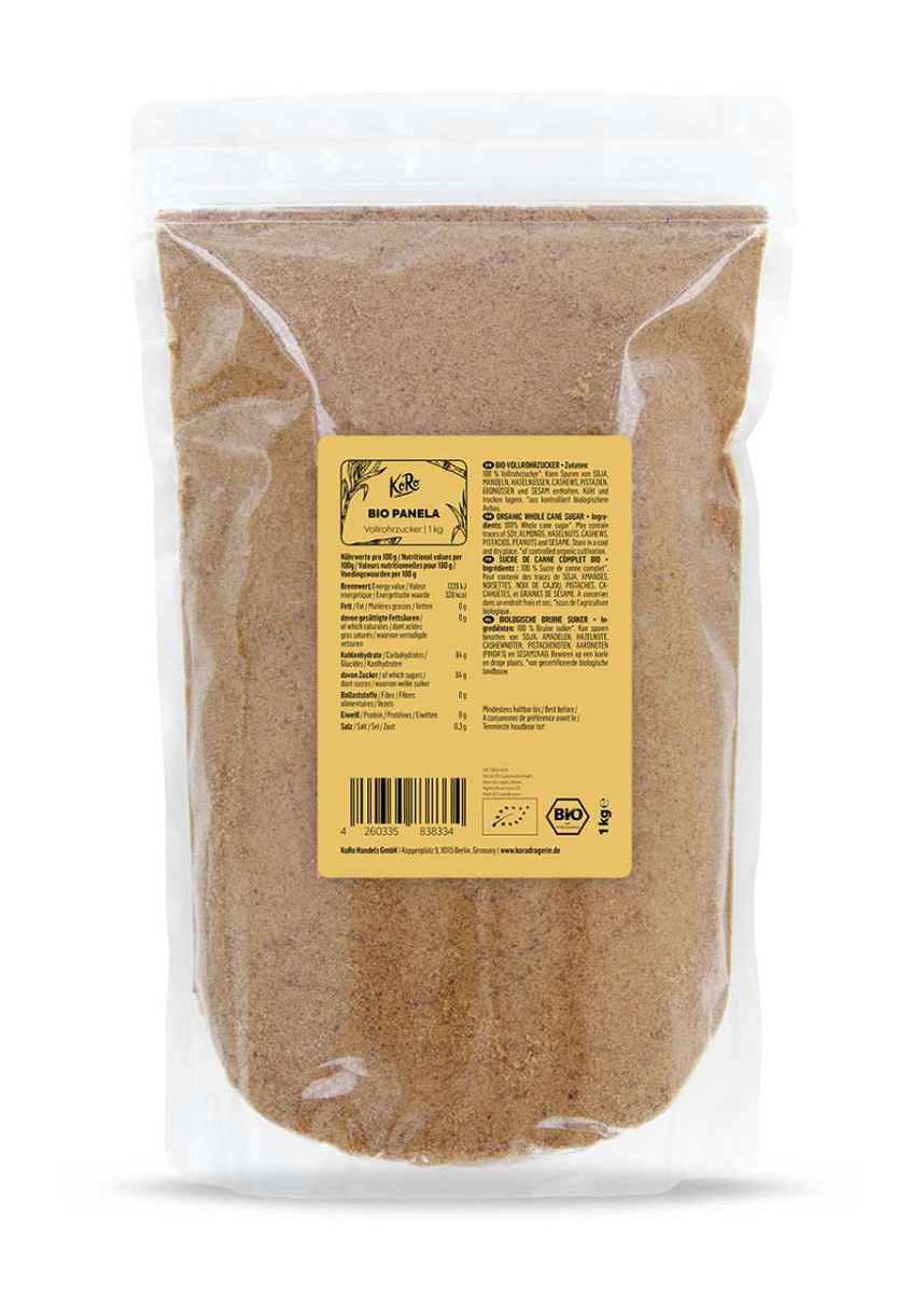 Bio Panela Im 1 Kg Vorteilspack In Topqualitat Kaufen Koro Koro